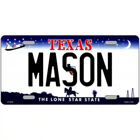 Mason Texas Metal Sign