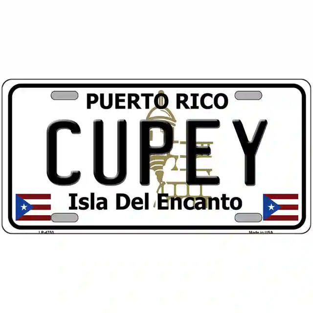 Cupey Puerto Rico Metal Sign