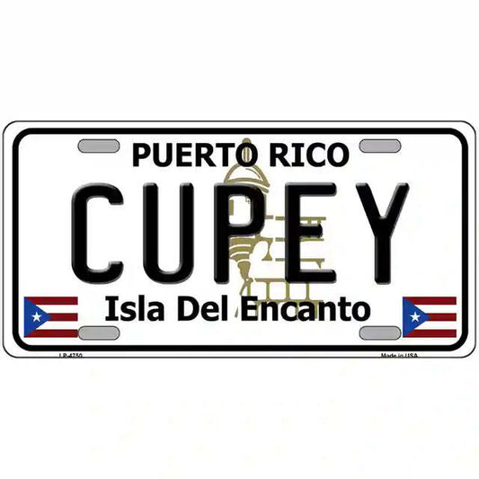 Cupey Puerto Rico Metal Sign