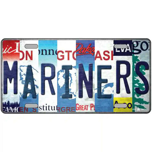 Mariners Strip Art Metal Sign