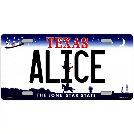 Alice Texas Metal Sign