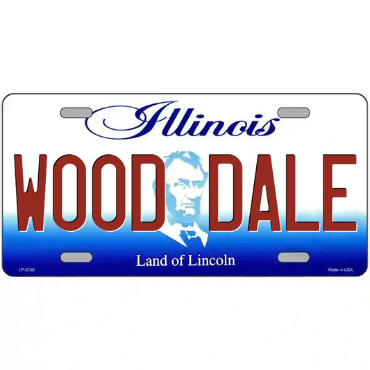 Wood Dale Illinois Metal Sign