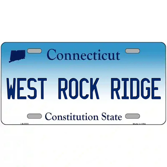 West Rock Ridge Connecticut Metal Sign