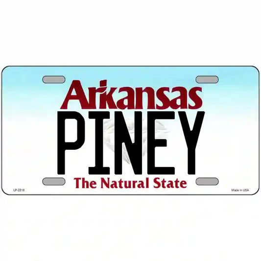 Piney Arkansas Metal Sign
