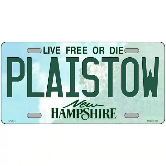 Plaistow New Hampshire Metal Sign