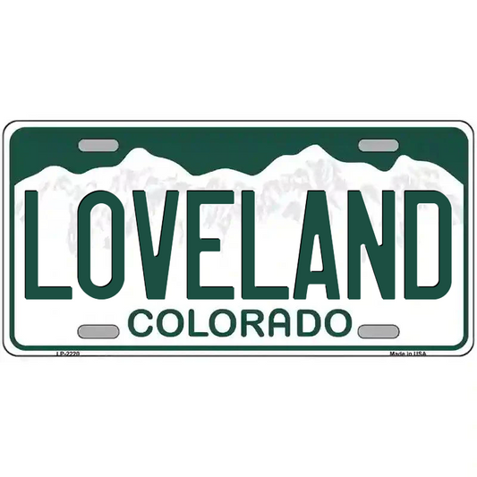 Loveland Colorado Metal Sign