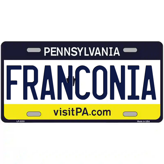 Franconia Pennsylvania Metal Sign