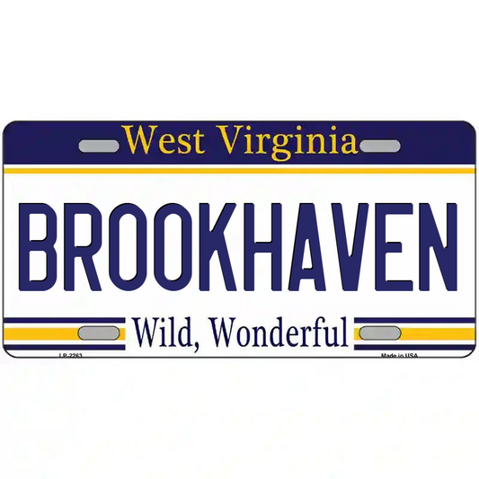 Brookhaven West Virginia Metal Sign