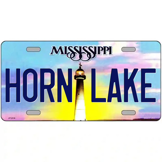 Horn Lake Mississippi Metal Sign