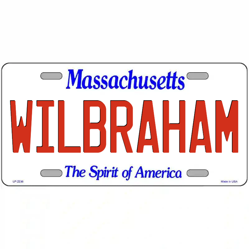 Wilbraham Massachusetts Metal Sign