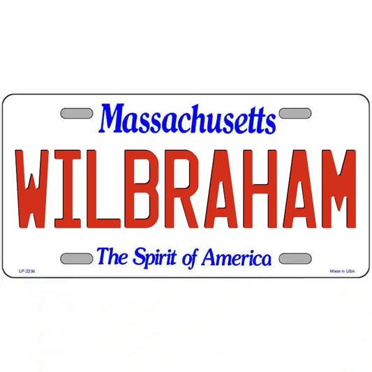 Wilbraham Massachusetts Metal Sign