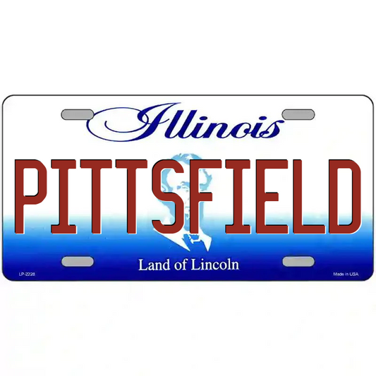 Pittsfield Illinois Metal Sign