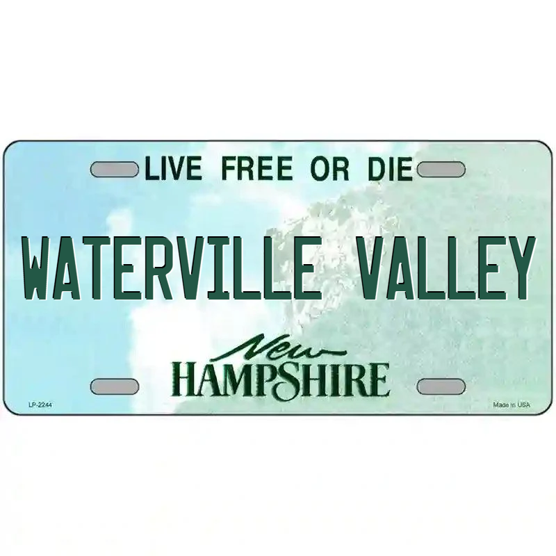 Waterville Valley New Hampshire Metal Sign