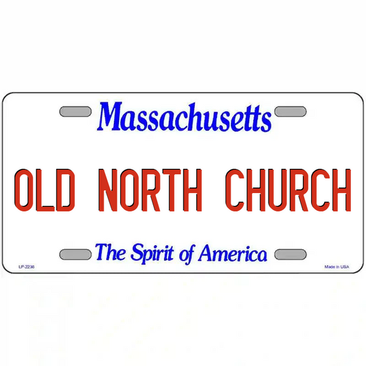 Old North Church Massachusetts Metal Sign