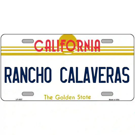 Rancho Calaveras California Metal Sign