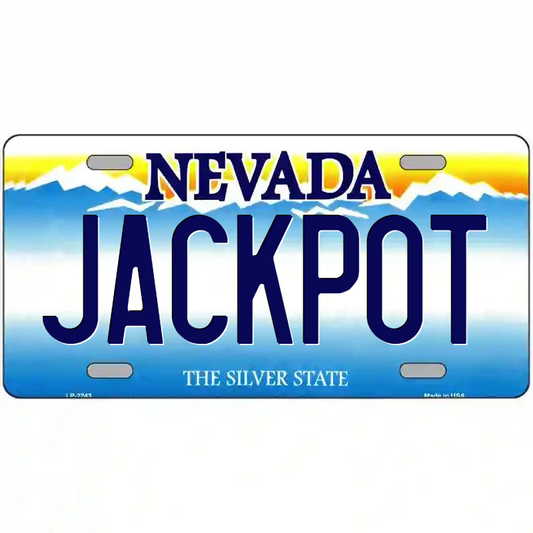 Jackkpot Nevada Metal Sign