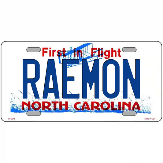 Raemon North Carolina Metal Sign