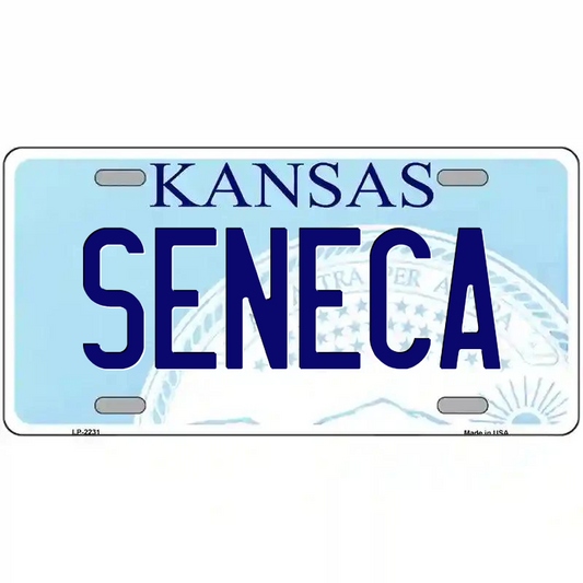 Seneca Kansas Metal Sign