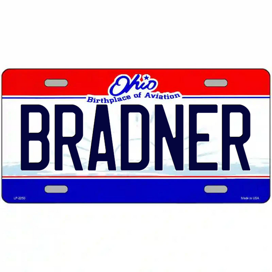 Bradner Ohio Metal Sign