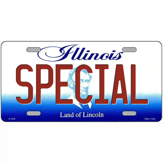 Special Illinois Metal Sign