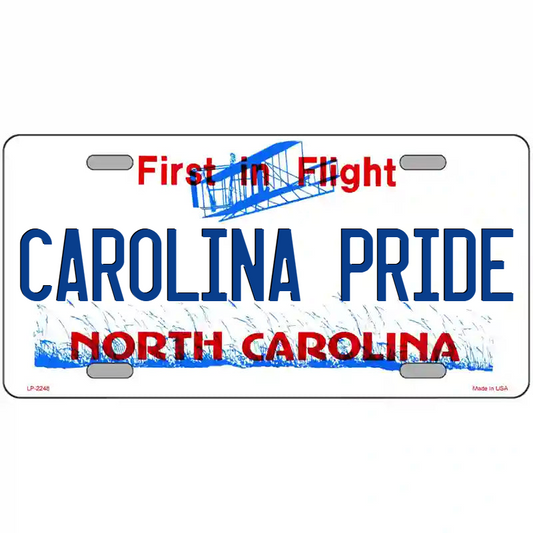 Carolina Pride North Carolina Metal Sign