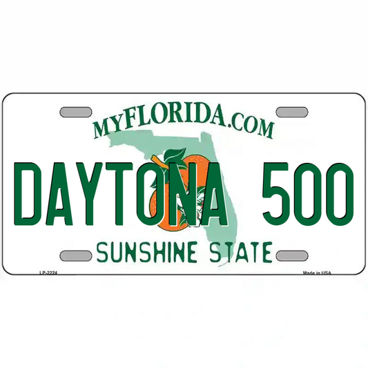 Daytona 500 Florida Metal Sign