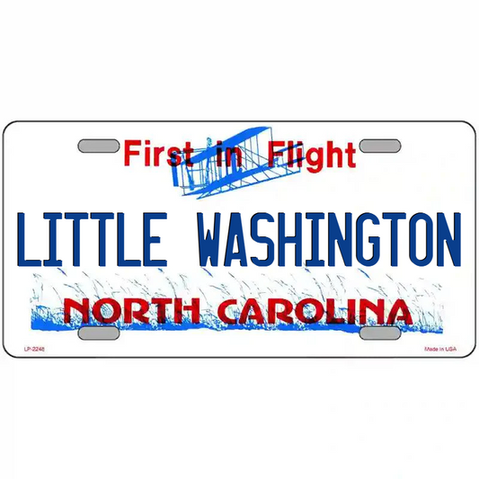 Little Washington North Carolina Metal Sign