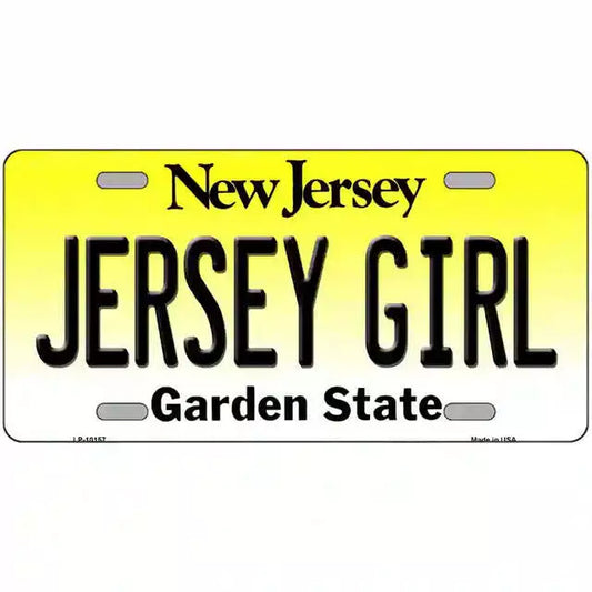 Jersey Girl New Jersey Metal Sign