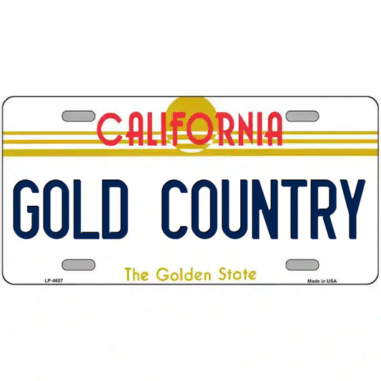 Gold Country California Metal Sign