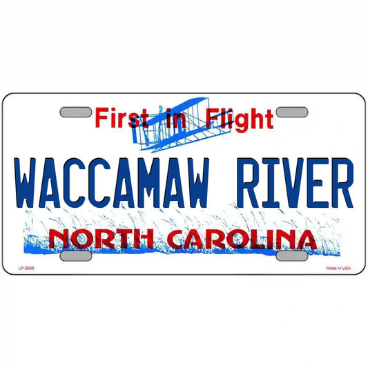 Waccamaw River North Carolina Metal Sign
