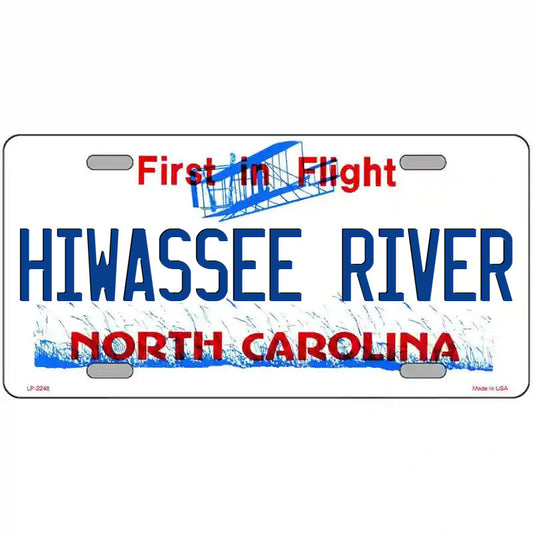 Hiwasee River North Carolina Metal Sign
