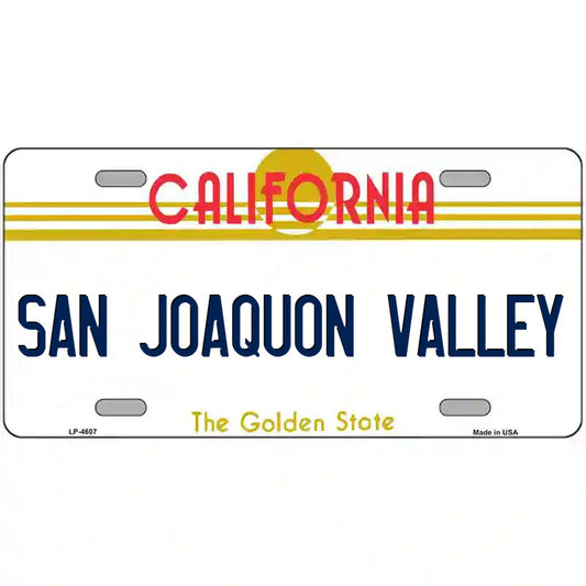San Joaquin Valley California Metal Sign