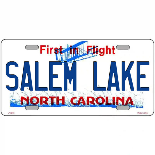 Salem Lake North Carolina Metal Sign