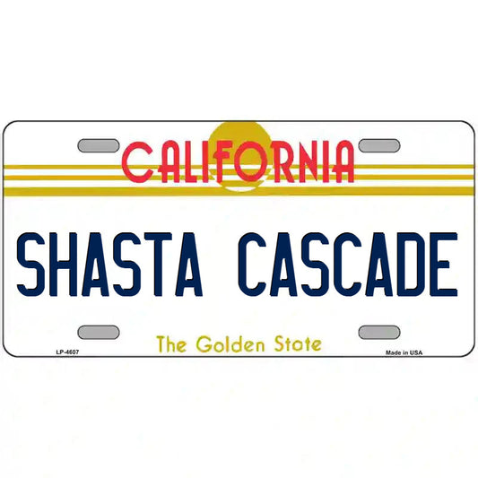 Shasta-Cascade California Metal Sign