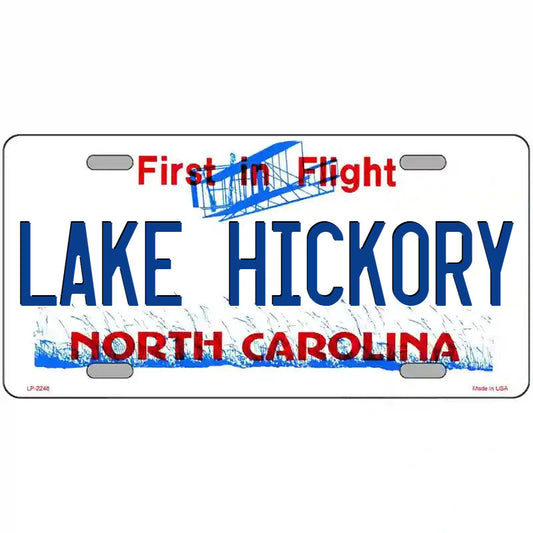 Lake Hickory North Carolina Metal Sign