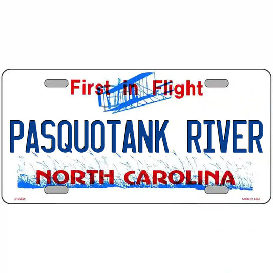 Pasquotank River North Carolina Metal Sign