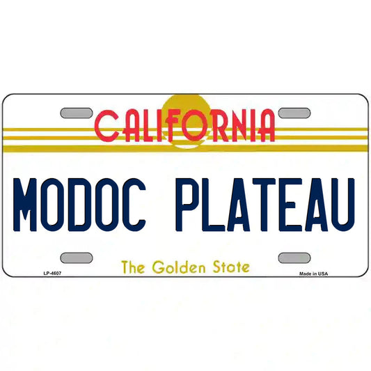 Modoc Plateau California Metal Sign