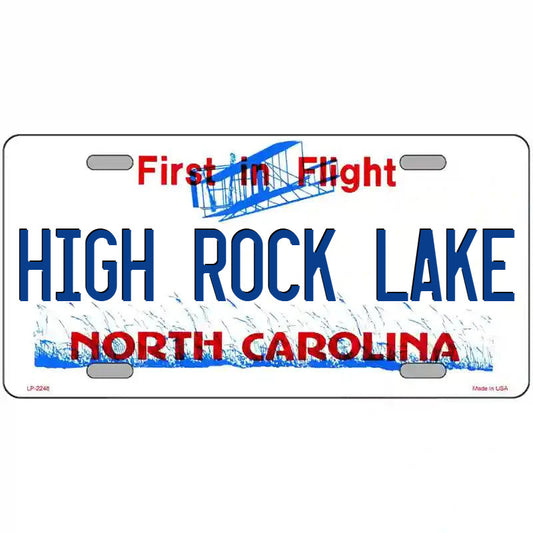 High Rock Lake North Carolina Metal Sign