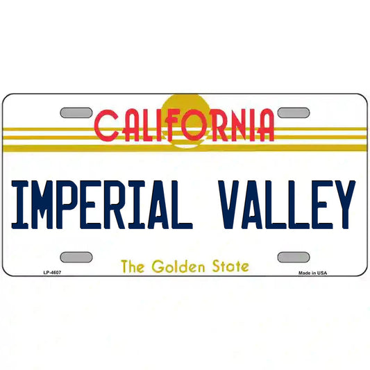 Imperial Valley California Metal Sign