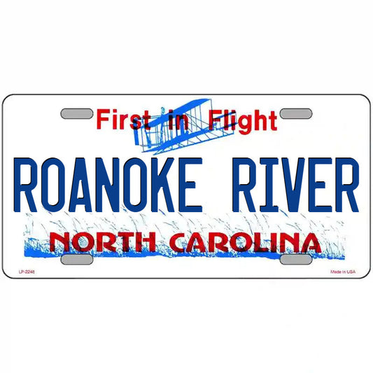 Roanoke River North Carolina Metal Sign