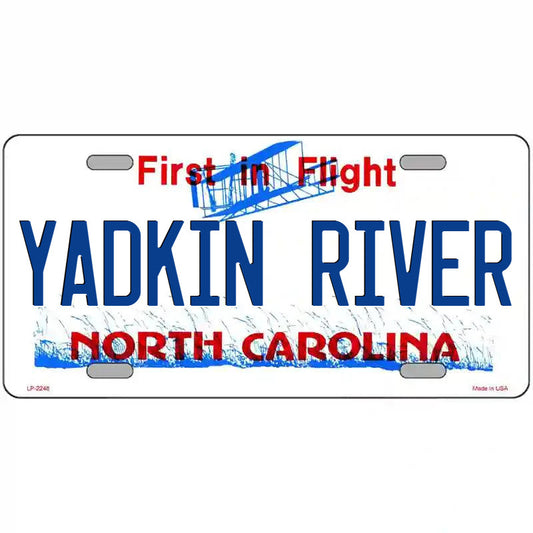 Yadkin River North Carolina Metal Sign
