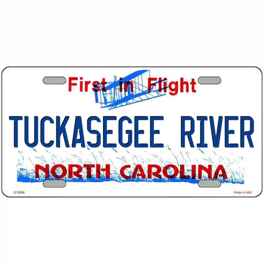 Tuckaseegee River North Carolina Metal Sign