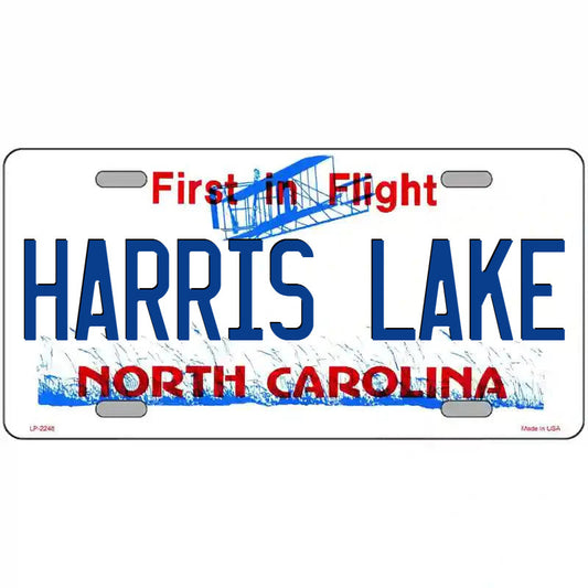 Harris Lake North Carolina Metal Sign