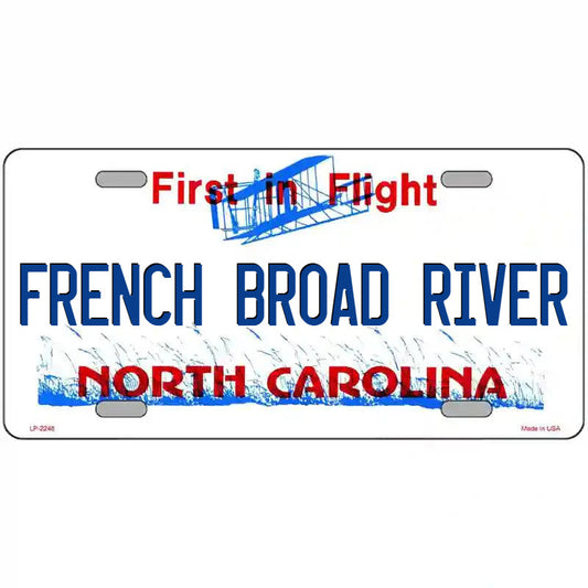 French Broad River North Carolina Metal Sign