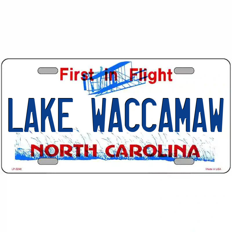 Lake Waccamaw North Carolina Metal Sign