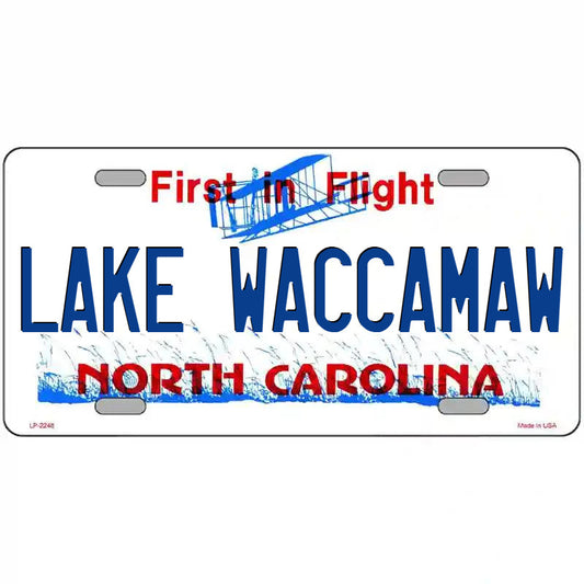 Lake Waccamaw North Carolina Metal Sign