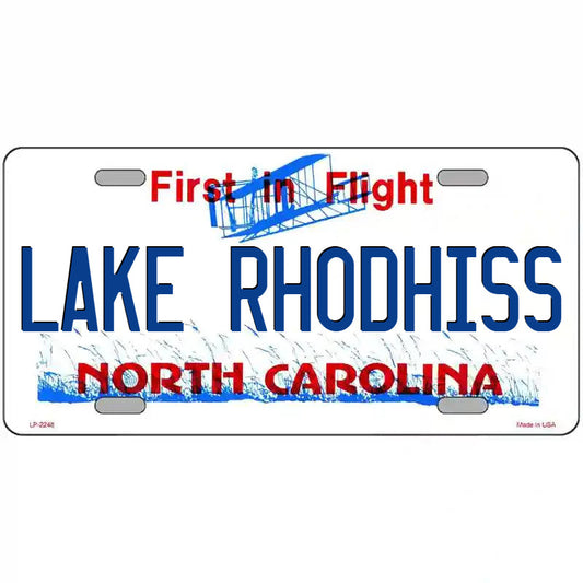 Lake Rhodhiss North Carolina Metal Sign