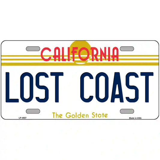 Lost Coast California Metal Sign