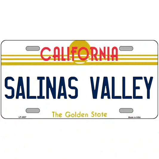 Salinas Valley California Metal Sign