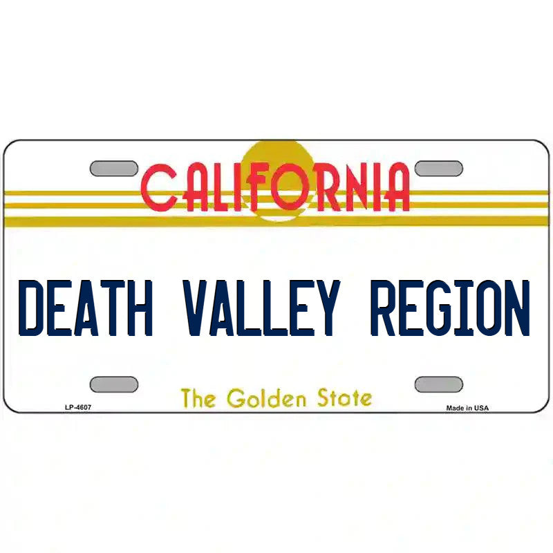 Death Valley Region California Metal Sign